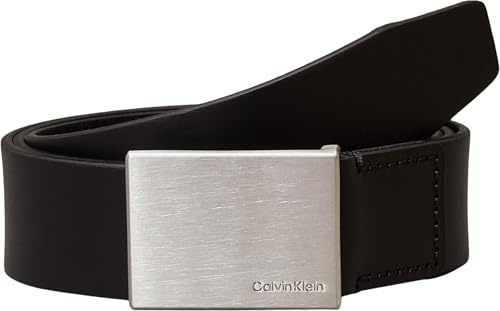 Calvin Klein Herren Gürtel Formal Plaque Belt 3.5 cm Ledergürtel