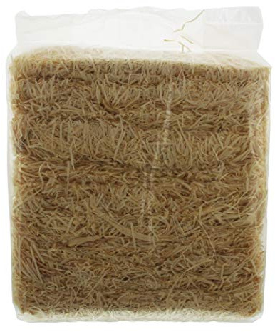 Holzwolle Natur, 1 kg, helle Naturfarbe, vielseitig verwendbar, ideal für die Krippe und zum Dekorieren, heimisches Holz aus Bayern