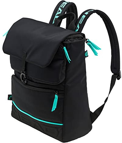 HEAD Coco Backpack Tennisrucksack, schwarz/mint