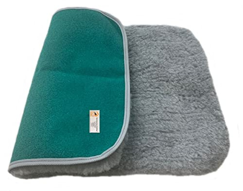 PnH Veterinary Bedding® Parure de lit vétérinaire en polaire douce avec un look professionnel Gris et blanc Plusieurs couleurs et nombreuses tailles Gris 100 x 100 cm