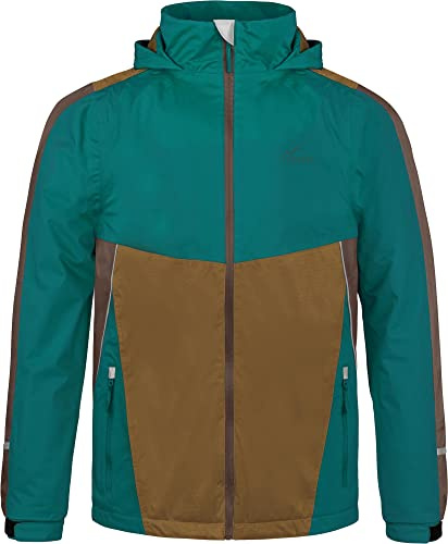 normani Kinder Regenjacke - Wasserdichte Winterjacke mit Fleecefutter und 3M Reflektoren - Softshelljacke Thermojacke für Junge und Mädchen - Wassersäule: 6000 mm