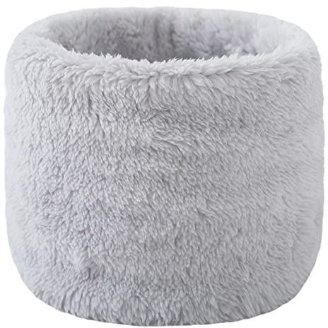 Unisex Winter Schlauchschal Loop Schal Dick Fleece Halswärmer,Flauschig Schal Rundschal Gefüttert Weiche Thermo Halsschlauch Halstuch Schlauch Nackenwärmer Herren Damen Winter zum Sport Ski Herren