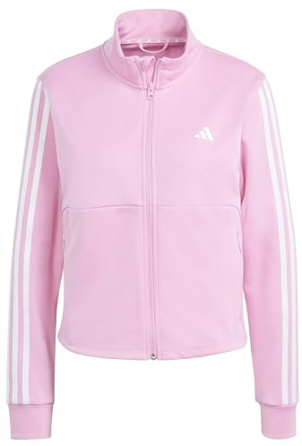 Adidas Femme AEROREADY Train Essentials 3-Stripes Track Jacket, Bliss Pink, XL