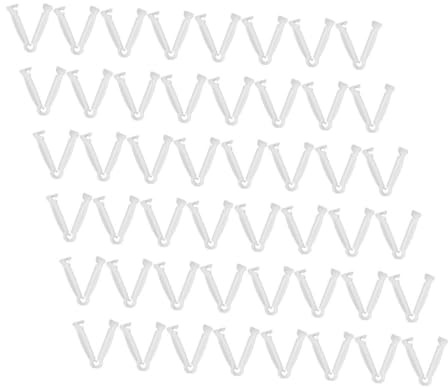 YARNOW Serrage-câble Clips Ombilical Pour -nés Animaux Usage Vétérinaire 100 Pièces Plastique Sûr Antidérapant Protection Cordon Ombilical Porcins Chiots