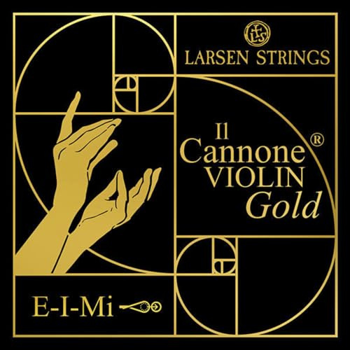 Larsen - Il Cannone Gold - E-Soloist Enskild sträng - 4/4 Violin - Kolstål, Kula/Ögla, Avtagbar kula - Spänning 9,0 kg/19,8 lbs