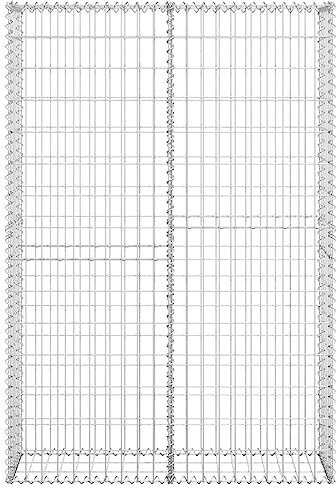 Steinkorb Gabione, Verzinkter Draht 150×100×30 cm, Stützmauer, Gartenprojekte, Landschaftsgestaltung