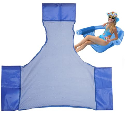 Aizuoni Aioni Poolnudel-Stuhl Netz, Schwimmnudel-Netzschlinge, Schwimm-Netzstuhl, Schwimmstuhl, Schwimmunterstützung, Wassersitz, Nudelnetz, Pool-Nudel-Stuhl-Netz, Schwimmbett-Sitz, Zubehör