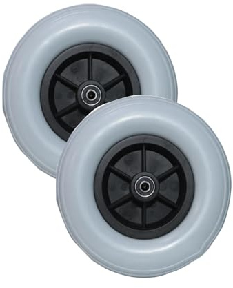 8 zoll Elektrische Rollstuhl Vorderrad Zubehör 200x50 Solide PU Vorderrad Flexible Und Langlebig