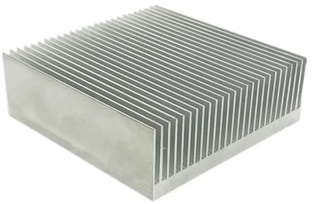 FULIMEI 1x Elektronische Kühler Kühler Fin Aluminium Kühlkörper Computer Wasser Kühlsystem CPU Chip LED 100 * 100 * 18mm 80 * 80 * 27mm Kühlkörper(80x80x27mm)