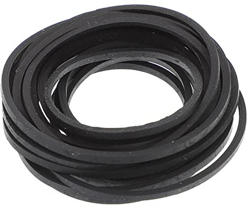 MILISTEN 20st Gürtel Für Tonbandgeräte Leere Cd Tragbar Kassettendeck Saubererer Antriebsriemen Kassettenrecorder Gebraucht Videorecorder Maschine Kassettenrekorder Drehscheibe Black Gummi