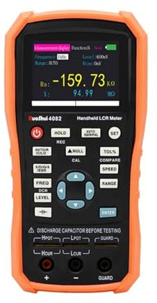 Capacimètre, Multimètre LCR portable, pont numérique, capacité, inductance, résistance, testeur, étalonnage ESR avec super condensateur USB, Composant de pont électrique(4082)