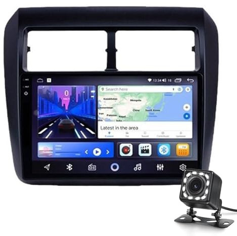 9 bluetooth Stereo Per Auto Wireless Per Agya/wigo 2013-2019 Con Auto Android Wireless Android Auto, Ricevitore Audio Portatile Incorporato 4g Dsp Wifi Gps Navigation Support Ahd Ca(Size:2G+32G)