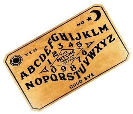 Spirit Talking Board - Herramienta de adivinación de madera, lecturas metafísicas, diseños tallados, tablero inspirado en Ouija, para principiantes y usuarios avanzados, comunicación ligera de energía