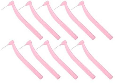 KOMBIUDA 30 St Rengöringsverktyg För Interdentala Rengöringar Rengöringstråd Interdentalrengöringsmedel Plackborste Interdentalborste Tandrengöringsborstar Interdentaltandborste Rosa