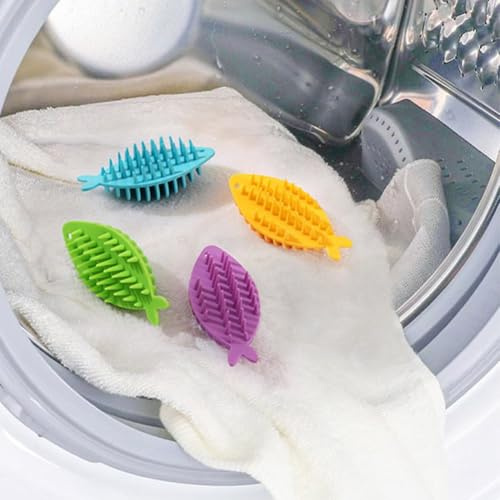 UTTASU Pelotas para lavar y secar el pelo de mascotas, diseño reutilizable antienredos, elimina el pelo y la pelusa, reducción de arrugas, paquete de 12 unidades