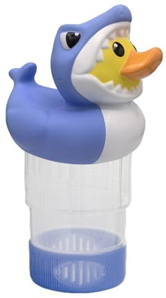 Pool Chlor Schwimmer | Enten-Hai Chlor Tablettenschwimmer | Große Kapazität Chlorinator für Outdoor Schwimmspa Reiniger Filter