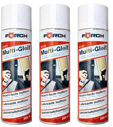 Spray de Silicona Lubricante Multiusos 500ml Förch S422 – Sin Grasa, No Mancha – Elimina Chirridos y Mejora Deslizamiento – Ideal para Coche, Goma, Plástico, Puertas y Ventanas (3)