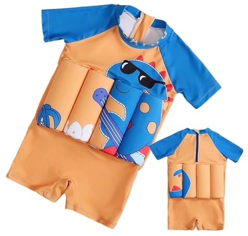 Traje de baño flotante para niños a prueba de salpicaduras | Traje corto de natación para niños y niñas, al aire libre, playa, piscina, deportes, entrenamiento, vacaciones, verano
