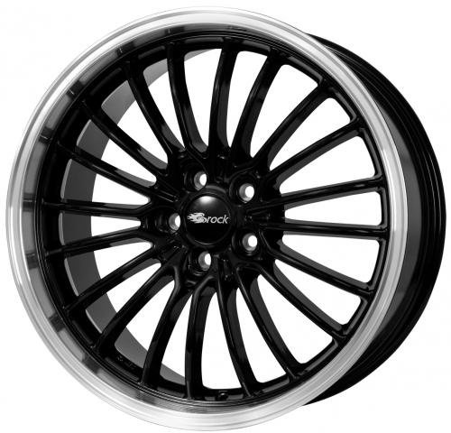 Brock B24GP schwarz horn-poliert 9x20 ET40 5.00x112.00 Hub Hole 66.60 mm - Alu felgen
