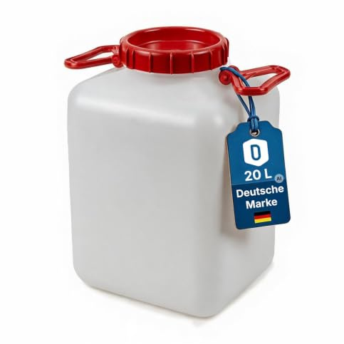 Dönges Weithalsfass 20 l, Vierkant, stapelbar, Ø 140 mm