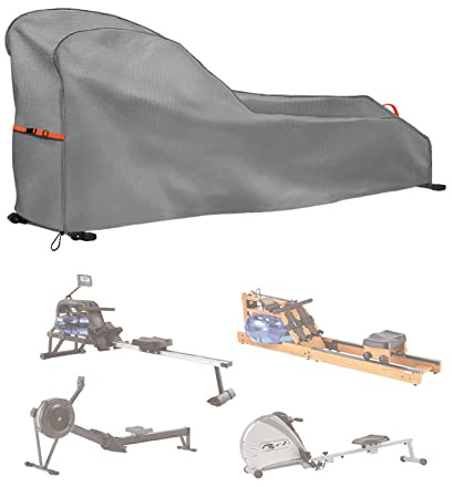 Aaaspark Rudergerät Abdeckung 285x61x103 - wasserdicht und witterungsbeständig - extra Dickes Material - 600D Oxford Stoff Abdeckhaube - für Innen- und Außenbereich für Alle rudergerät