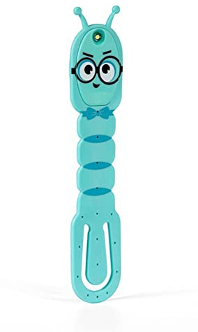 Bookworm Flexilight Leselicht (Blau) - 2 in 1 Leselampe & Lesezeichen - LED Leselicht - Geschenk für Leser, Buchliebhaber - Deutsche Ausgabe: Superleicht und voll flexibel