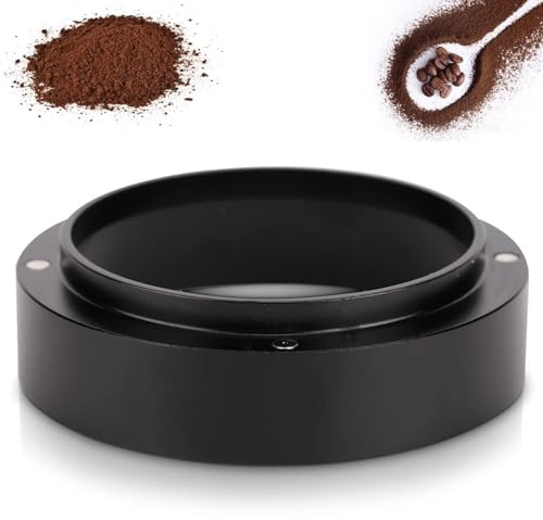 imbuto dosatore 51/53/58mm, anello dosatore caffè con portafiltro in alluminio portafiltro imbuto con magnetico per casa/bar (51MM)
