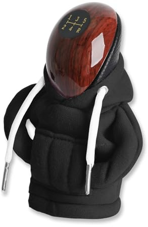 Lohca Universal Schaltknauf Hoodie - Auto Deko Geschenk - Auto Schalthebel Abdeckung - Autoinnenausstattung