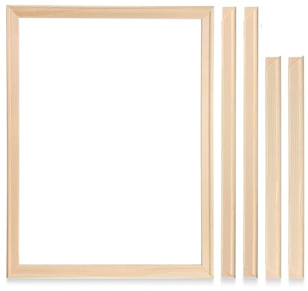 Wooden Frame Canvas Stretcher Bars 30x40 cm/12x16 inch, DIY Frames for Paint by Numbers Canvas Paintings, DIY Frame Kit for Diamond Painting Cross Stitch Easy to Assemble