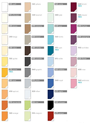 ESTELLA Jersey Spannbettlaken, 90x200-100x220 cm, 205 - Leinen | Baumwolle, Elasthan, Stretch, Spannbettlaken aus 97% Baumwolle und 3%, Faltenfrei, Deutsche Markenqualität