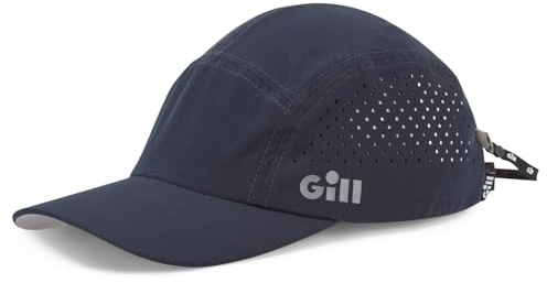 Gill Verso Sailing Cap - Lightweight, Wicking & UPF 50+ Sun Protection (Navy)