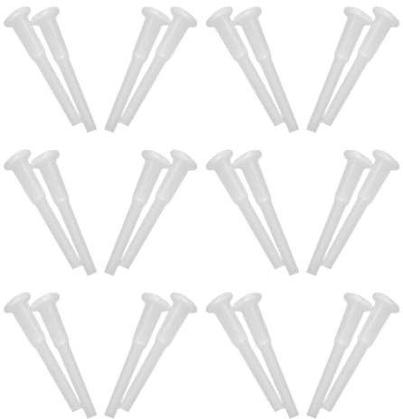 Healeved 120 Bouchons de Rechange Anti-Air pour Ballons de Yoga 5 CM Kit Plastique Solide pour Ballons D’Exercice Fitness et Piscines Accessoires Multifonctions pour Entretien et
