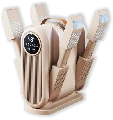 Boot and Shoe Dryer,with 360°Heat Blower,Dries 4 Shoes at,Fast Drying, Adjustable Timer