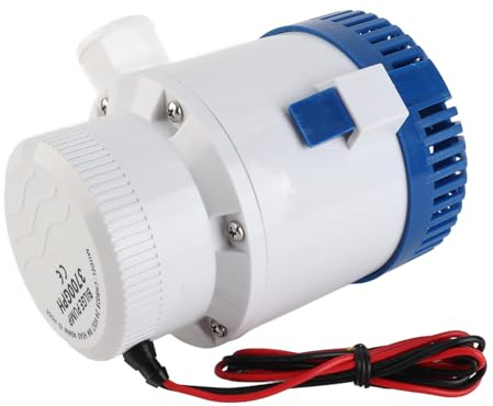 LUCKDANO Pompa di Sentina 24 V 3700 GPH - Pompa di Sentina Elettrica per Impianti Idraulici Marini con Prevenzione del Surriscaldamento, Bassa rumorosità e Prestazioni Efficienti per Barche e -