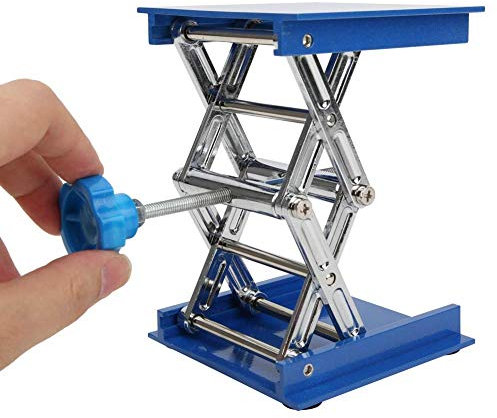 Hztyyier Aluminiumoxid Laborständerheber Laborhebebühnenständer Rackhubtisch für das Chemielabor der wissenschaftlichen Hebebühnen