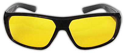 ECO NACHTSICHT BRILLE Orange Auto polarisiert Nachtsichtbrille Nachtfahrbrille Kontrastbrille (Nachsicht Brille - 21)