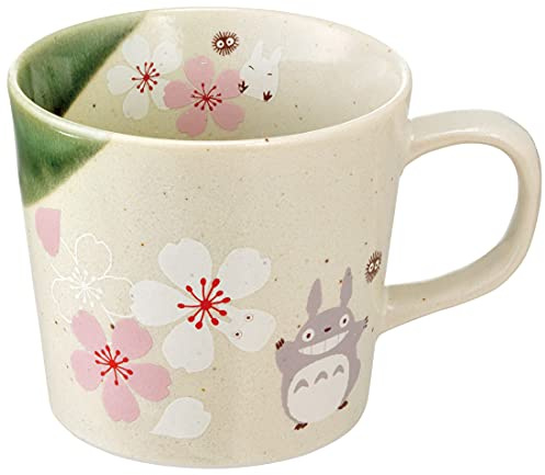 Studio Ghibli via Bluefin Porcelain My Neighbor Totoro Traditional Japanese Dish Series - Mug [Sakura/Cherry Blossom] - Official Merchandise
