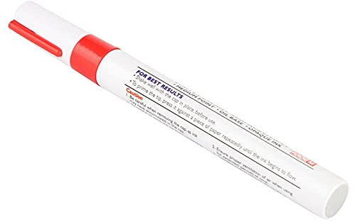 Stylo de Peinture de Pneu de Voiture, 1 Pièces Stylo de Peinture de Pneu de Crayon de Voiture Professionnel étanche pour la Plupart des Voitures Camions SUV pour Stylo Jaune Pneu Peinture de(rouge) Le