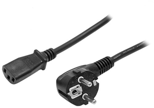 StarTech Cordon d'alimentation PC de 3m - CEE 7/7 à C13 (713E-3M-POWER-CORD | Câble Schuko IEC 60320 C13, 18AWG, Écran, TV, Moniteur, Noir