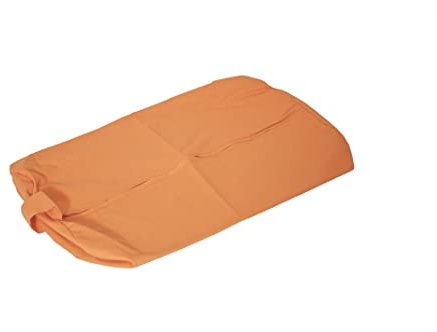 yogawood Yogabolsterbezug für Oblang/Rectangular/rechteckig Bolster mit den Maßen: L 60 x B 30 x H 15 cm, Farbe: Orange
