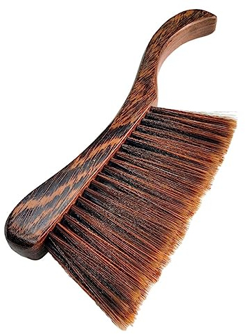 Mikinona Wooden Guzheng Cleaning Brush Solid Wood Handle Gentle Bristle Dulcimer Clean Supply for Musical Instrument Cleaning 12.58X4.32X1.77Inch