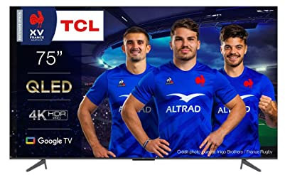 TCL QLED TV 4K 189cm TV 4K QLED 75QLED770 Google TV