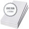 Feinwälder Kellnerblöcke 100 Stück – 50 Blatt blanko, 7x15 cm, Notizblöcke für Gastronomie, Serviceblöcke, Hochwertiges Papier (1)