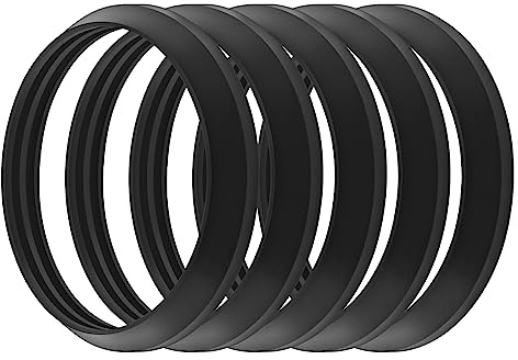 eMagTech 5pcs Rondelles Coniques pour Piège à Déchets Joint de Compression Joints de Sortie en Caoutchouc pour Joints d'étanchéité Tuyaux de Cuisine Tuyaux de Chasse d'eau Jardin et d'extérieur.