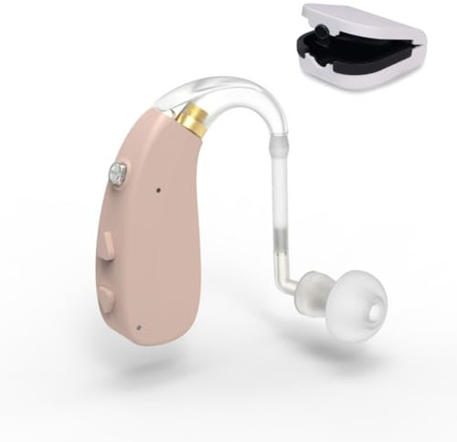 Mobiclinic®, Hörverstärker, Ear plus 1, Wiederaufladbar, 5 lautstärkestufen, 360° schwenkbar für beide ohren, 3 lärmreduzierungsmodi, Leicht, Tragbar, Inkl. ohrstöpsel und nachfüllpackungen