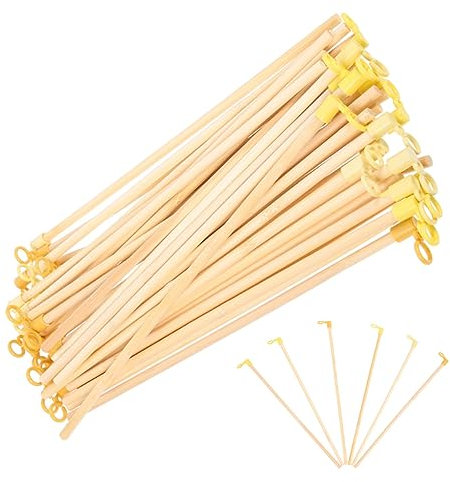 Hohopeti 50stücke Holz Laterne Sticks Laterne Halten Pole Laternenstäbe Holzlaternenstäbe Laternenstangen Zubehör Für Selbstgemachte Laternen
