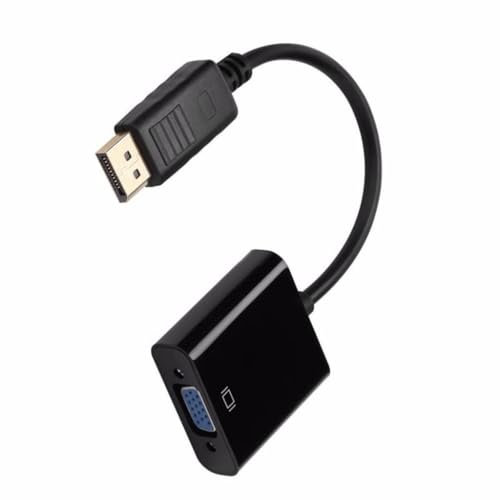 Limtula Adaptador DisplayPort macho hembra 1080P a VGA/HDMIs/DVI compatible con monitores de computadora HDTV conectores chapados en oro