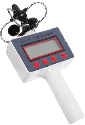 TIDTALEO Portable Handheld Anemometer with LCD Screen for Accurate Airflow Measurement for Hvac Outdoor Activities and Educational Use