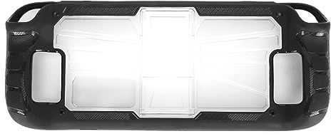 NMUAIO Steam Deck Protective Case, Game Console Cover with Shock Absorption and Scratch Proof, Full Protection Hard Shell Case with Adjustable Stand, Built - in Ventilated Hole for Heat D