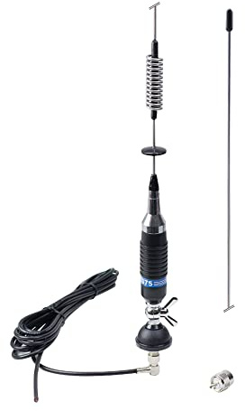 PNI S75CAB Antenne CB S75 Schmetterling, Kabelhalterung und PL-Stecker